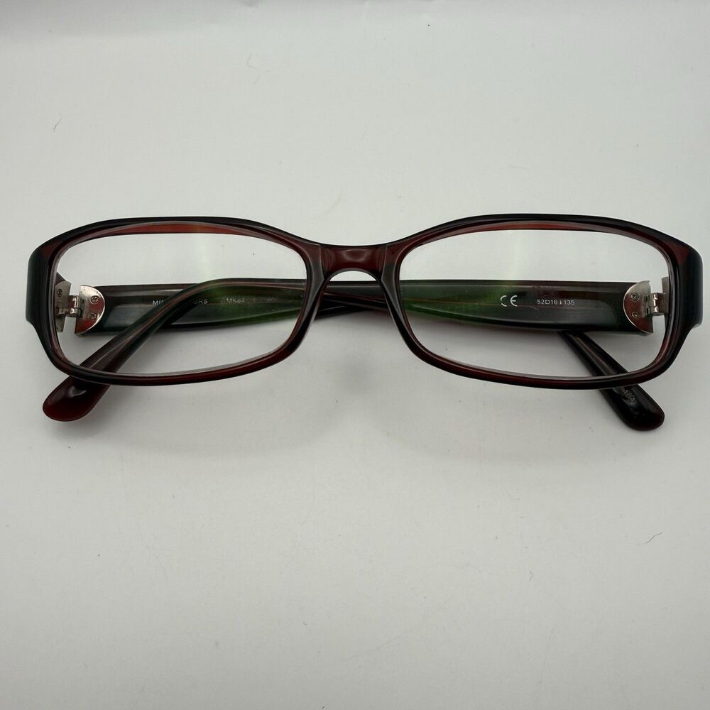 Michael Kors MK270 652 Burgundy Red Eyeglasses Frames Only 52-16-135 Women's